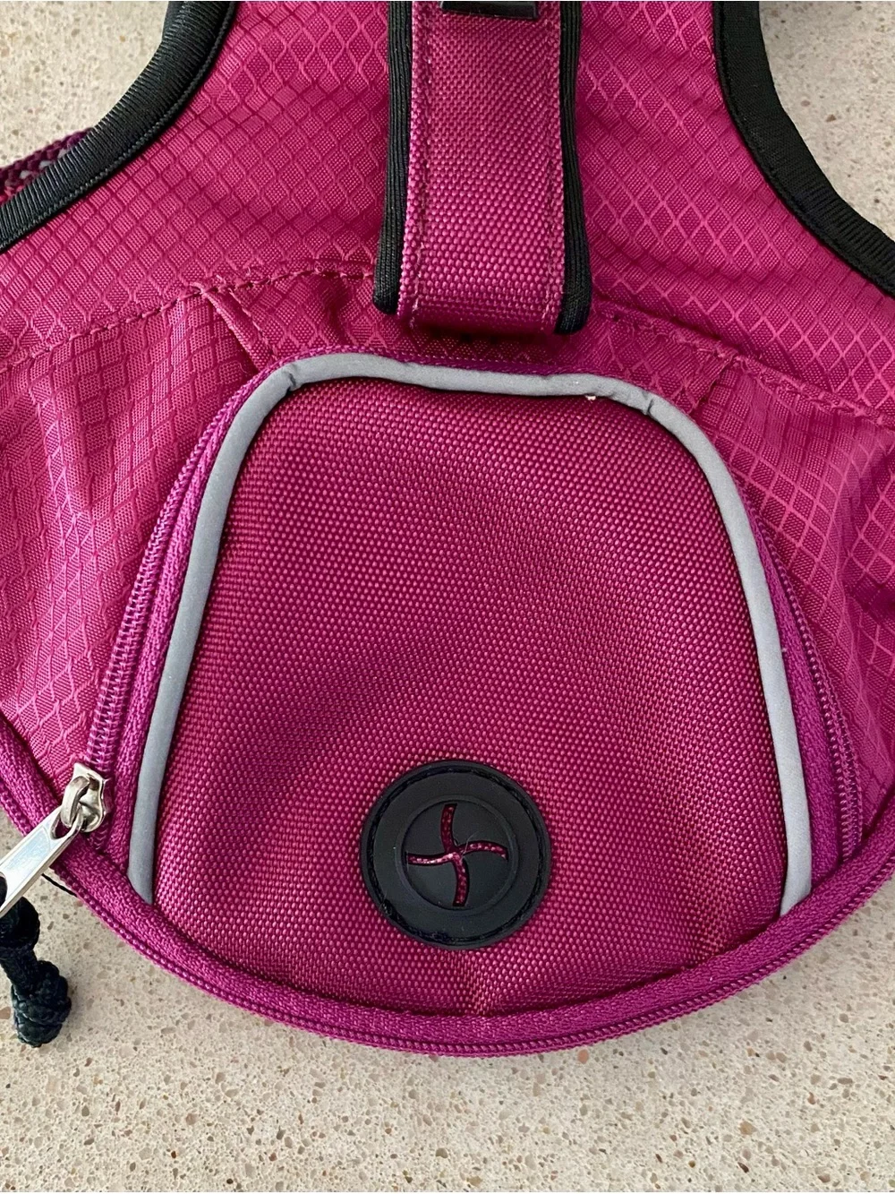 KONG Ultra Durable Dog Harness Pink Purple Reflector Medium